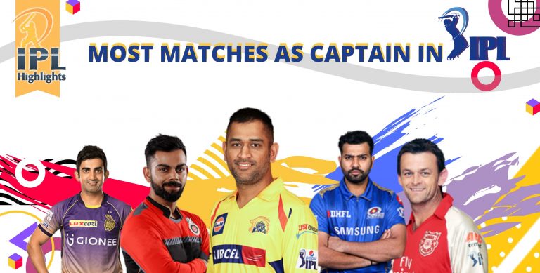 most matches as captain in ipl