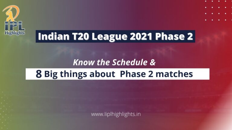 Ipl 2021 Phase 2