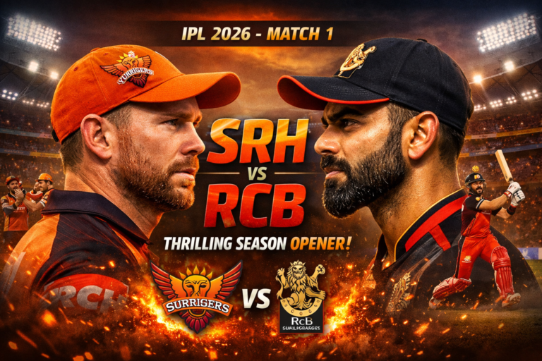 SRH vs RCB IPL 2026 Match 1